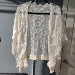 love Fire Cream Lace Camisole